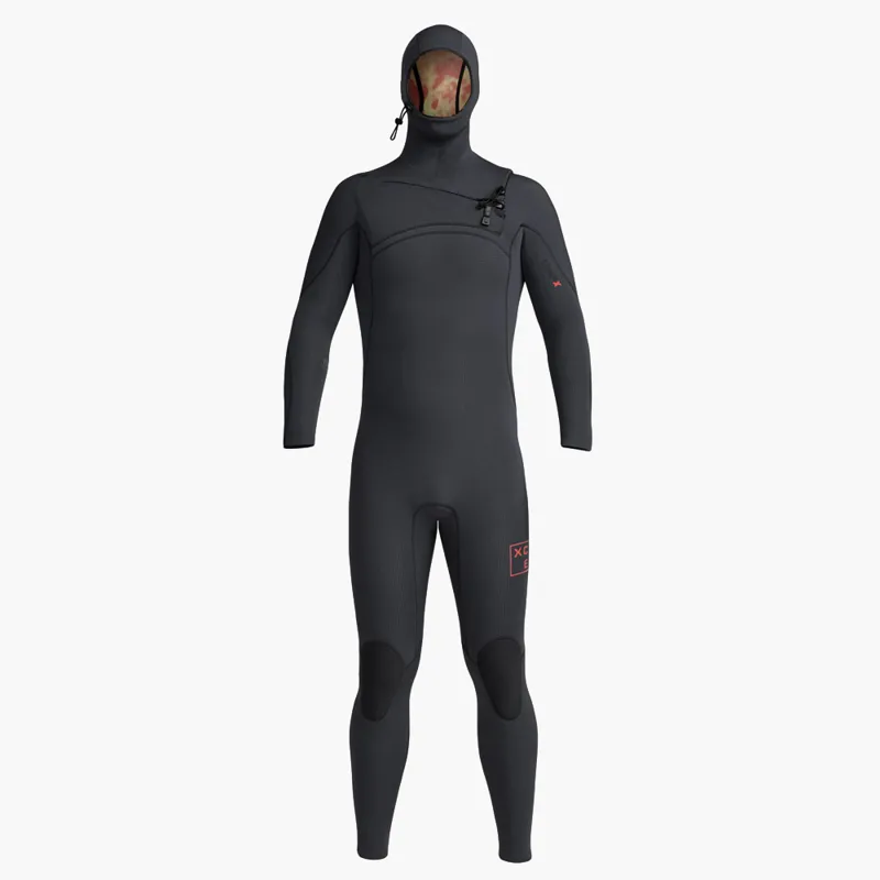 Xcel Mens Comp X 5.5/4.5 Hooded 2021 Wetsuit Black-1